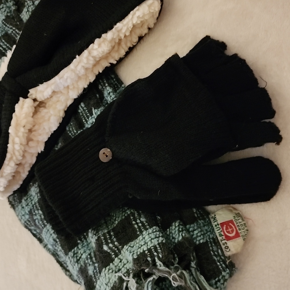 Scarf, Headband, and Glove Set - Picture 2 of 4
